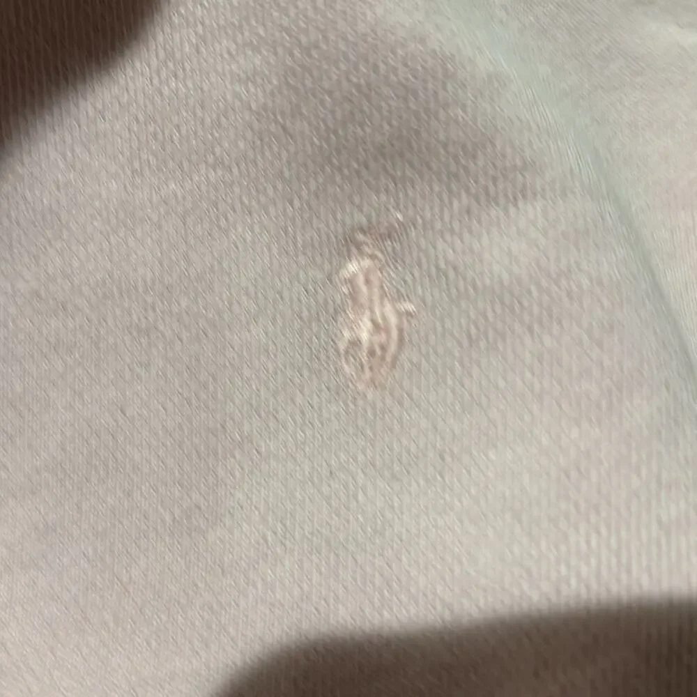 Ralph Lauren 5 pale pink cropped wide sweatshirt nwt perfect cotton polyester
